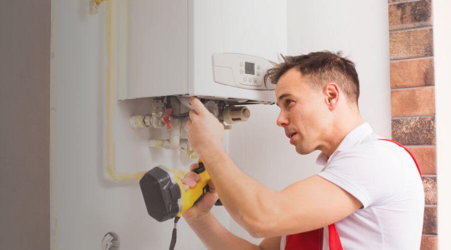 Local tankless water heater installation in Shipshewana, IN